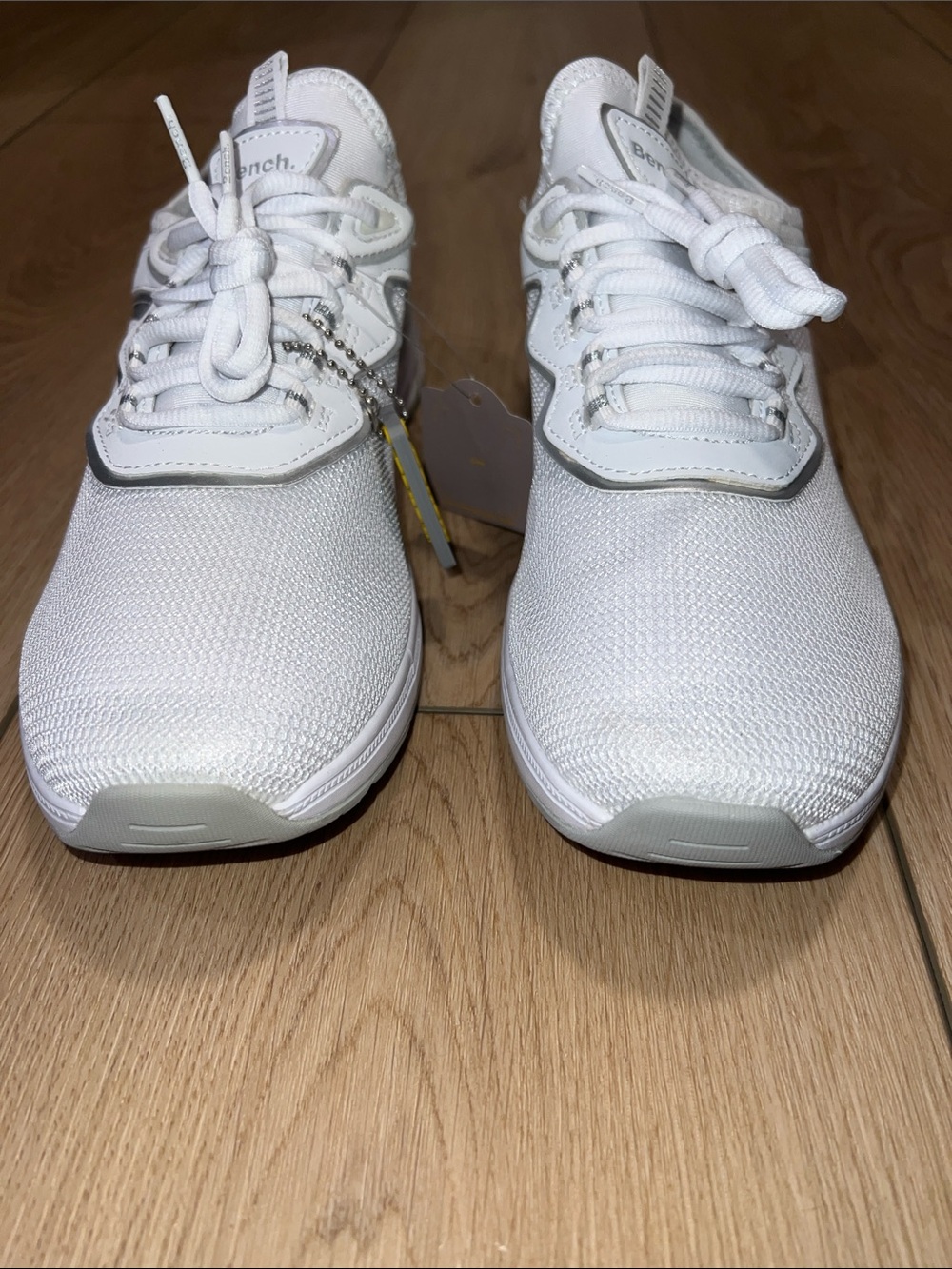 Bench White Women's Lightweight Knit Sneakers - Picture 4 of 15